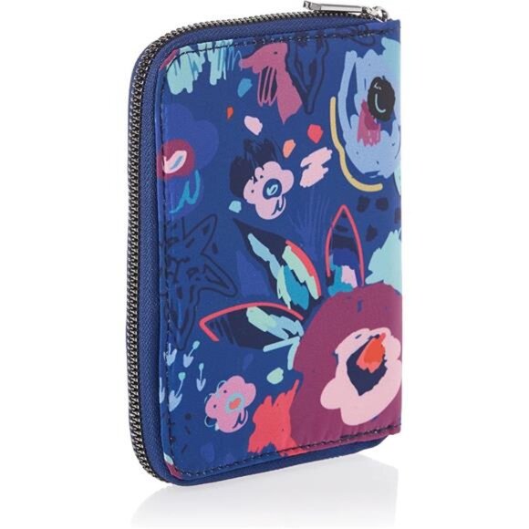 Travelon RFID Blocking Passport Zip Wallet, Mod Floral, 4.5"x 6"x 0.75" - Picture 2 of 6